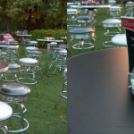 Corporate Event Bar Stools and Tables