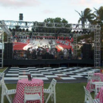 MotoDiner Wave Corporate Event Dance Floor